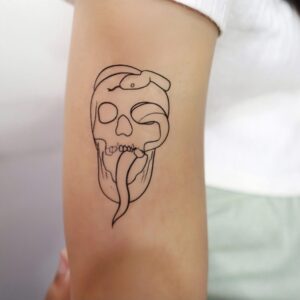 Skull & Snake