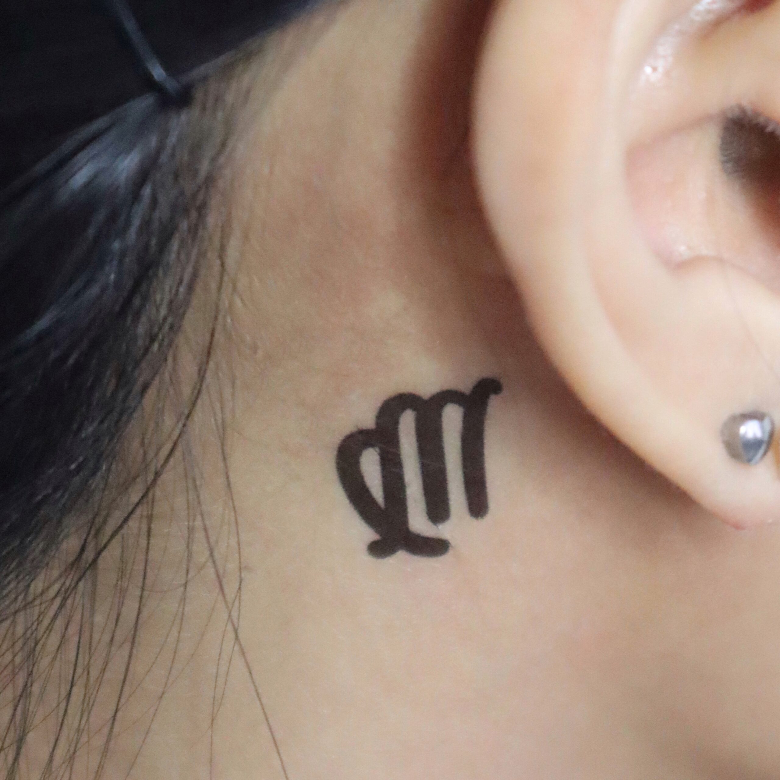 Virgo Zodiac Temporary Tattoo - Image 2