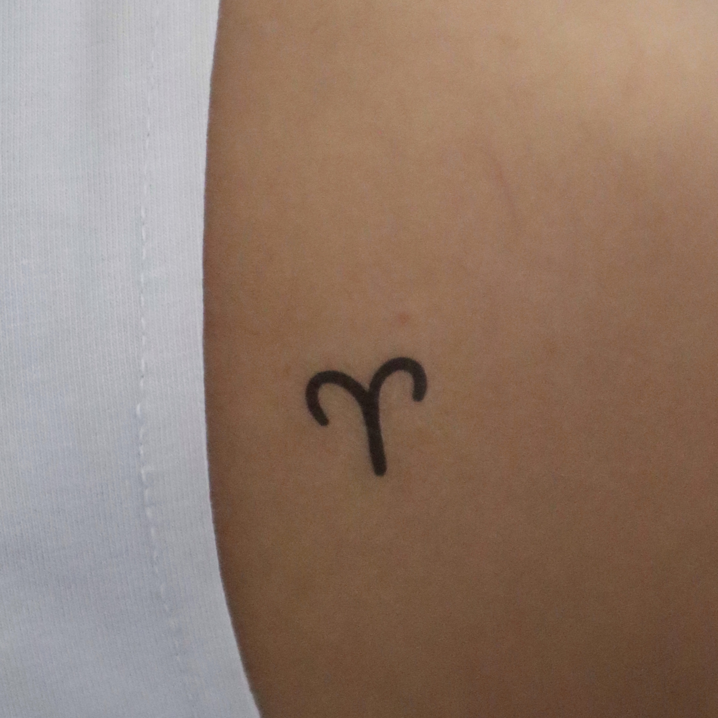Aries Zodiac Temporary Tattoo - Image 2