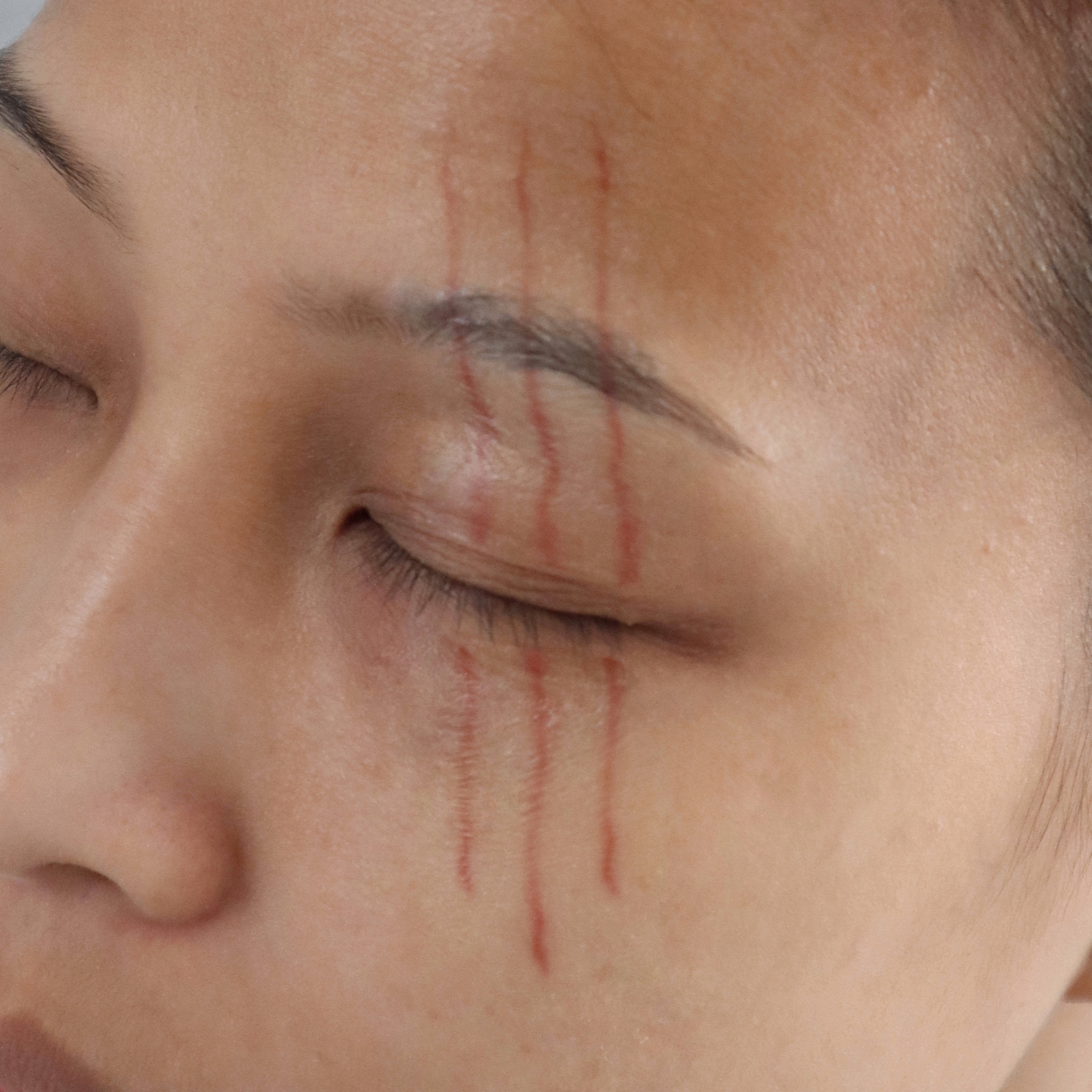 Triple Cuts Temporary Tattoo – SFX Wound Effect - Image 2