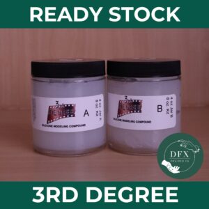 Alcone 3rd Degree — Silicone Modeling Compound Kit — Clear — 8 Oz Kit (4 Oz A + 4 Oz B)