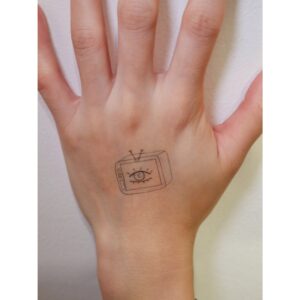 Magical TV Temporary Tattoo