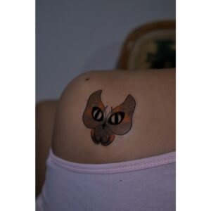 Foxy Brown Butterfly Temporary Tattoo
