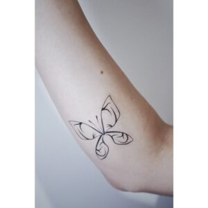 Unusual Butterfly Temporary Tattoo