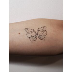 Color-in Butterfly Temporary Tattoo
