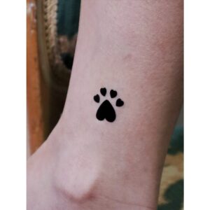 Mini Love Paws Temporary Tattoo