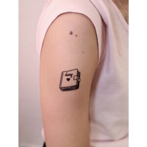 Dear Diary Temporary Tattoo