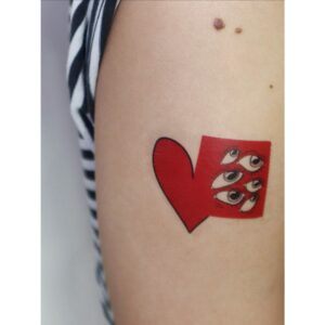 Love Emotions Temporary Tattoo