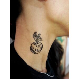 Poison Apple Temporary Tattoo