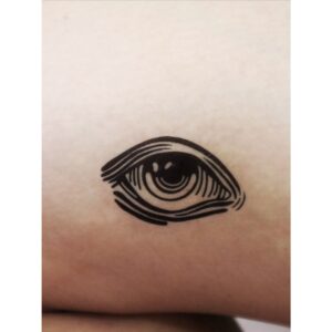 Old Man's Eye Temporary Tattoo