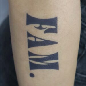 Fam. Temporary Tattoo