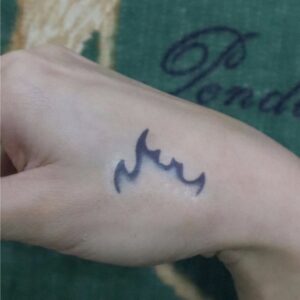 Flame Temporary Tattoo