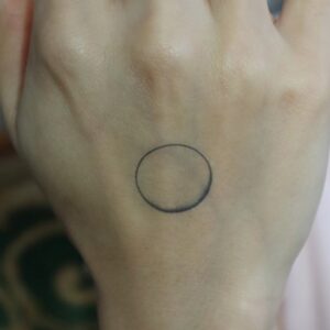 Circle Temporary Tattoo