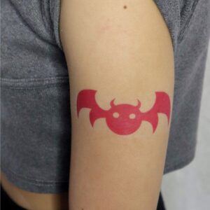 Perona Pink Bat Temporary Tattoo – One Piece Anime