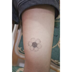 Magical Flower Floral Temporary Tattoo