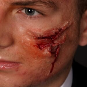 Tear Wound Silicone Prosthetic – SFX & Cosplay (7 Skin Tones)