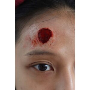 Hammer Wound Silicone Prosthetic – SFX & Cosplay (7 Skin Tones)