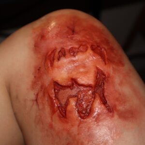 Zombie Bite Silicone Prosthetic – SFX & Cosplay (7 Skin Tones)