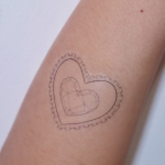 Small B&W Heart Jewel