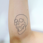 Skull Side Outline
