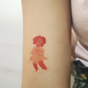 Peach Girl Character-Inspired Temporary Tattoo