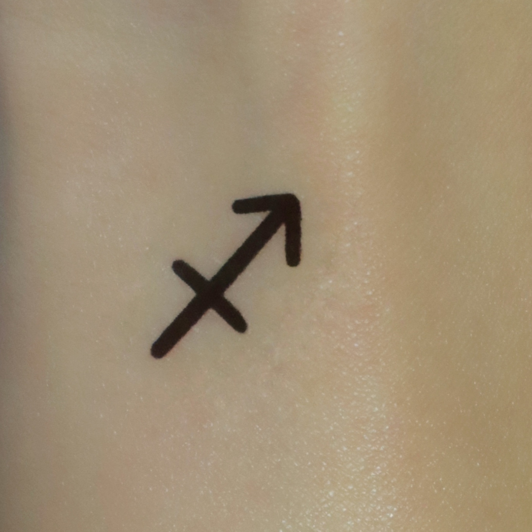 Sagittarius Zodiac Temporary Tattoo - Image 2