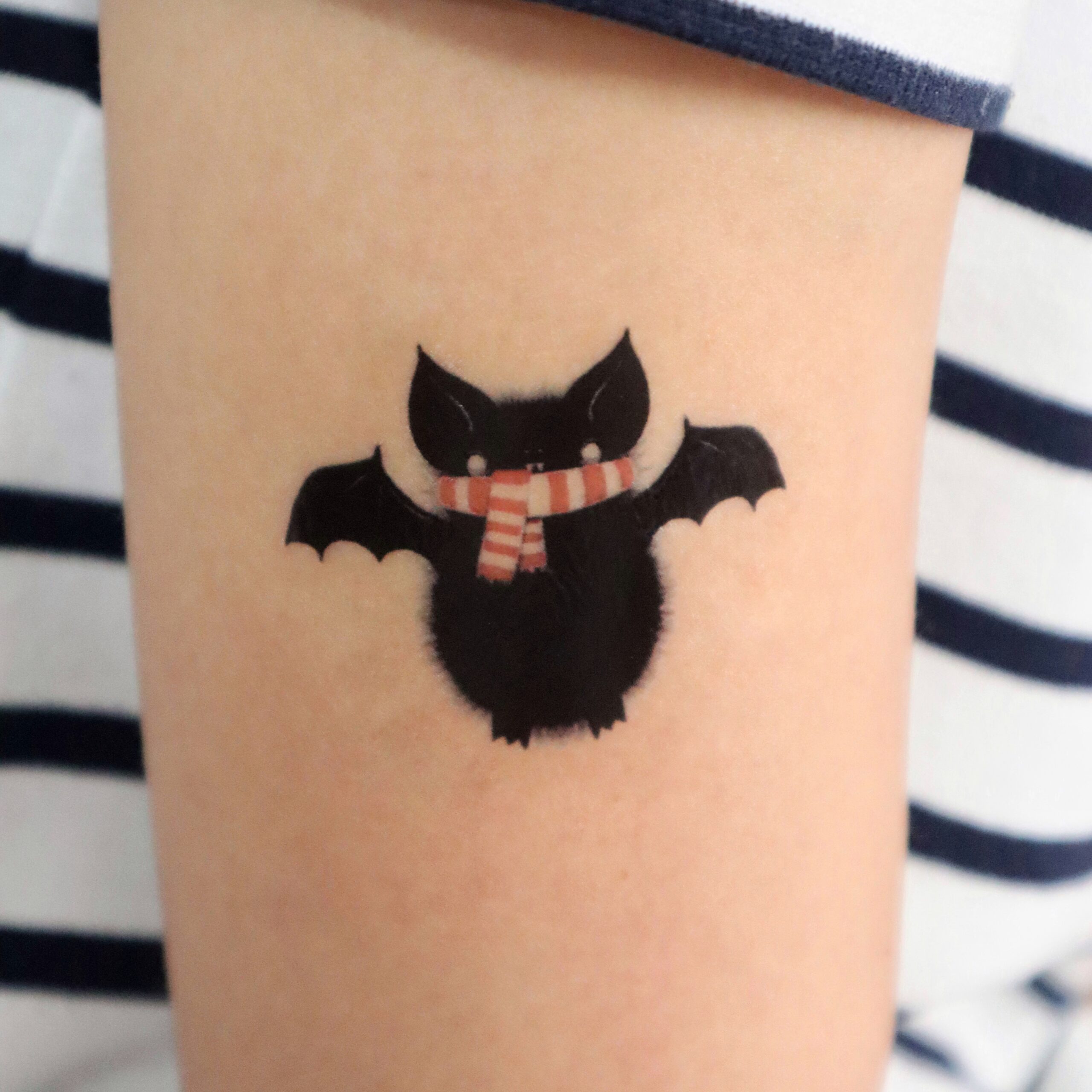 Christmas Bat Temporary Tattoo - Image 2